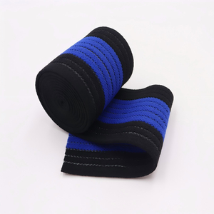 Breathable elastic band for orthopedic compression straps